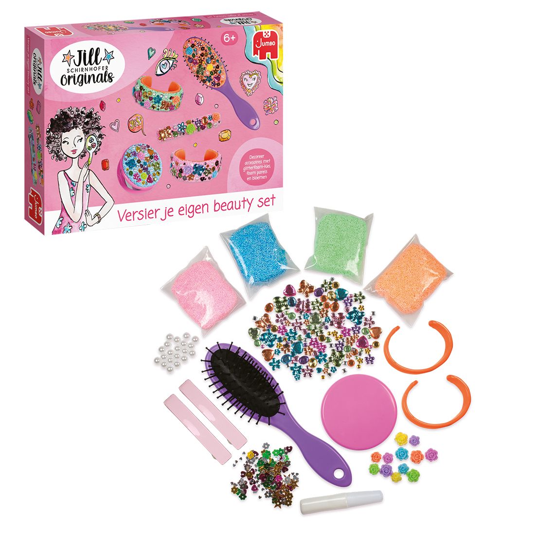 Jumbo Versier je eigen beauty set - Jill - Knutselset voor Meisjes - 6+ jaar