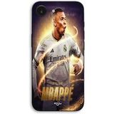 Maniacase iPhone 17-hoesje Kylian Mbappé Real Madrid-achtergrond