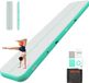 VEVOR Tapis de gymnastique gonflable 500x100x20 cm vert menthe