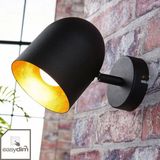 Lindby Buitenspot Metaal 1-licht E14 Zwart/Goud