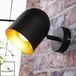 Lindby Buitenspot Metaal 1-licht E14 Zwart/Goud