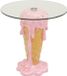 Kare Design Bijzettafel ijs Ø48cm roze