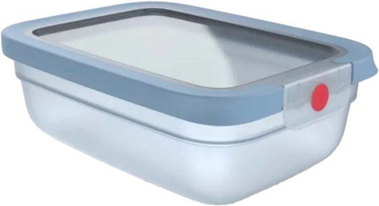 Tefal oneClick Vershoudbakje rechthoekig blauw (1,2L) N1210710