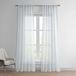HPD Half Price Drapes Stevige transparante gordijnen voor woonkamer linnen textuur 127 x 120 (1 paneel), SHCH-SS07161-120, Aspen wit, polyestermix, 127 x 304,8 cm B x 304,8 cm L (pak van 1)