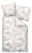 Mako-Satin linge Messina, 155x200 cm + 80x80 cm, crème
