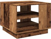 vidaXL Salontafel bewerkt hout oud houtkleurig 55x55x42 cm