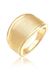 Elli Ring Dames Basis Mat Statement Trend 925 Sterling Zilver - Maat 54