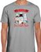 Bellatio Decorations Heren T-shirt IJskoud Bier Kerst - Grijs - XL