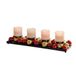 TV Christmaxx Decoratieve dienblad met 4 echte LED's waskaarsen 01677