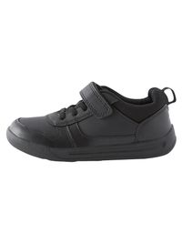Next Jongens Schoolsneakers met elastische veters met brede pasvorm (G) - Zwart