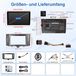 Autoradio Android 15, double DIN, pour Smart Fortwo 451 (2011–2015) - écran tactile 9 pouces - 4 Go RAM / 64 Go stockage - CarPlay - GPS, Bluetooth, AM/FM, RDS
