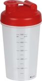 Juypal Hogar Juypal Shakebeker/shaker/bidon - 600 ml - rood - kunststof