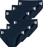 Schiesser 95/5 Stretch Rioslip voor heren, navy, effen, 6 stuks