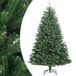 vidaXL Kunstkerstboom met scharnieren en standaard 240 cm groen