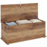 Homcom Opbergkist - Spaanplaat - 100x40x40cm - Bruin
