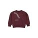 QPI sweater met tekst - donkerrood