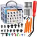 Clips de fixation pour voiture - 725 pièces - Rivets à pression - Convient pour carrosserie, pare-chocs et panneaux de porte - Outil de démontage