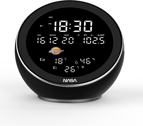 Nasa Weerstation WSP1500BK Kleur Zwart