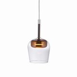 Q-Smart-Home Paul Neuhaus Q-KON hanglamp Glas, LED 2700-5000K, Dimbaar, Zwart
