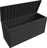 Casaria Woody Opbergbox - 280 liter - Antraciet Bruin