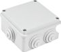 Gewiss GW44004 - boîte de jonction résistante aux intempéries - plastique - gris - 10 x 10 x 5 cm - IP55