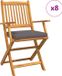 vidaXL Chaise pliante