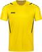 JAKO Challenge Shirt Korte Mouw Heren - Citroen / Zwart - Maat: S