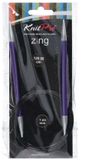 KnitPro Zing aiguilles circulaires 120cm 7.00mm - 3 pièces