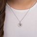 Engelsrufer Ketting 925 zilver hart vleugel bicolor met zirkonia