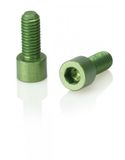 XLC M5 x 17 schroeven/bouten set voor flessenhouder (2 stuks, limoengroen)