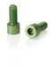 XLC M5 x 17 schroeven/bouten set voor flessenhouder (2 stuks, limoengroen)