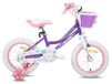 LILAC Vélo 16" Fille avec Roulettes et Panier