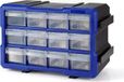 Workpro Coffre de rangement multifonctionnel, transparent, avec 12 tiroirs, empilable