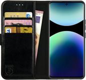 Rosso Element Wallet Book Case voor Xiaomi Redmi Note 14 Pro Plus - Zwart