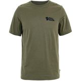 Fjällräven Swedish Forest T-shirt Heren Korte Mouw L Laurel Green Katoen Ronde Hals Normaal