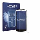 Savvies Screenprotector voor Unitech EA510 - Folie Beschermfolie transparant 6 Stuks