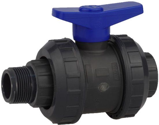 KIRCHHOFF PVC Kogelkraan - 3/4"BI x 3/4"BU - Voor Tyleen/Socarex