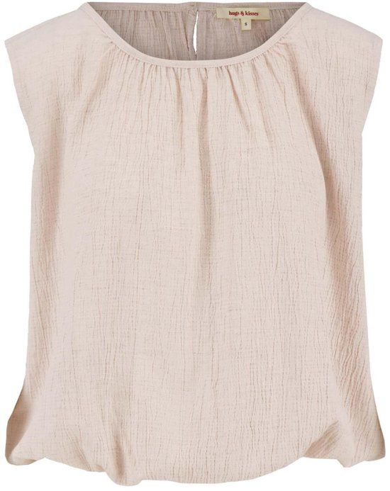 Zusss Crincle Top 0304 0080 Dames Maat L Ecru