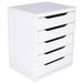 Well Home commode met 5 laden, wit, 39 x 30 x 45 cm
