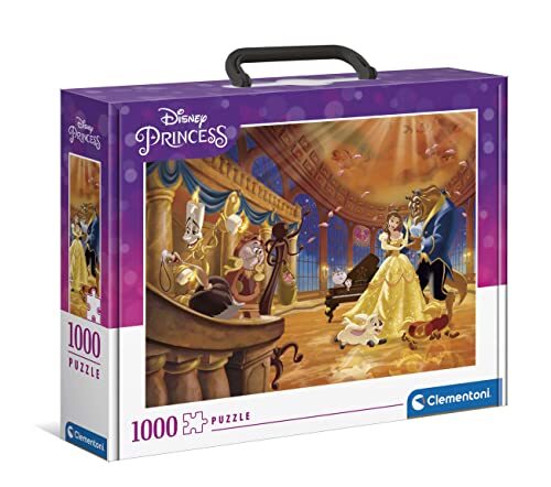 Clementoni - Disney Princess Princess-1000 puzzel volwassenen, Made in Italy, meerkleurig, 39676