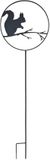 Louis Moulin Decoratief voorwerp eekhoorn Louis Moulin Antraciet Metaal Voor buiten 122.50 cm