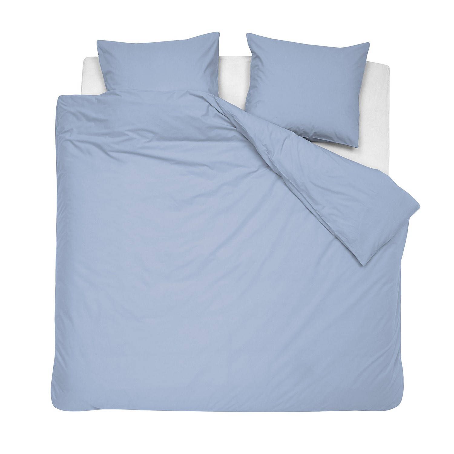 Cinderella weekend dekbedovertrek katoen 200x200/220 cm soft blue