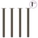VidaXL Console tafelpoten 4 st 72-74 cm staal naturel