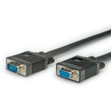ROLINE VGA Kabel HD15 M/F 6m - Zwart
