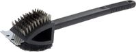 BBQ Collection Barbecue schoonmaakborstel - 3-in-1 - 37 cm - Roestvrij staal