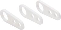 Kopp Ophanghaak/Trekontlasting - Wit - 3 stuks