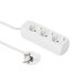 Microconnect GRU0035W wandcontactdoos 3 x Type F Wit