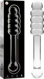NEBULA SERIES BY IBIZA IBIZA™ NEBULA SERIES - MODEL 20 DILDO BOROSILICATE GLASS 20.5 X 3 CM CLEAR