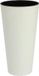 Prosperplast Tubus Slim Ronde Bloempot Buiten 25 cm Wit Kunststof