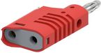 Electro PJP 1087-CD1-R Fiche banane, droit Diamètre de la broche : 4 mm Rouge 1 pièce